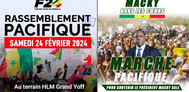 Samedi de manifs à Dakar : Partisans de Macky Sall et manifestants anti-report battent le pavé