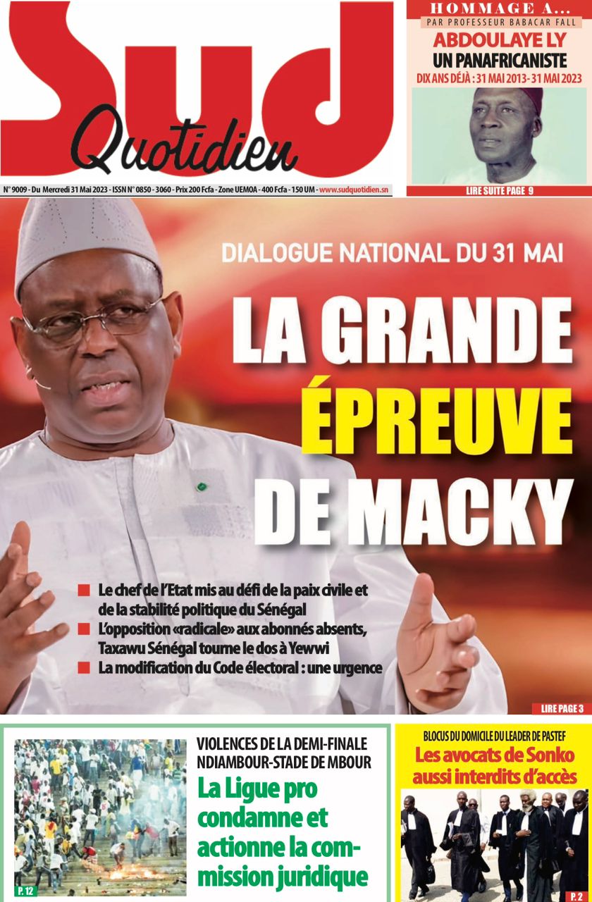 Actu-kiosque : La revue de la une des journaux de ce Mercredi 18 Octobre 2023 . Li gën a fës tay !!!