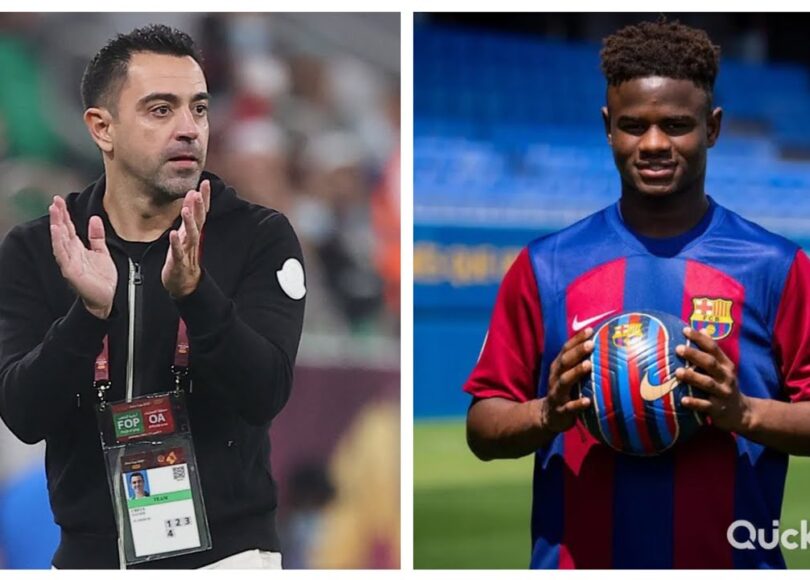 Barça : Mikayil Faye reçoit les éloges de Xavi