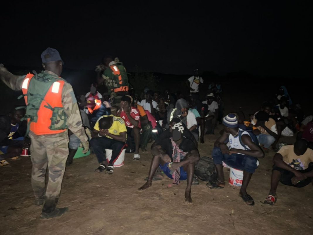 Émigration clandestine : interception de 201 personnes à Foundiougne