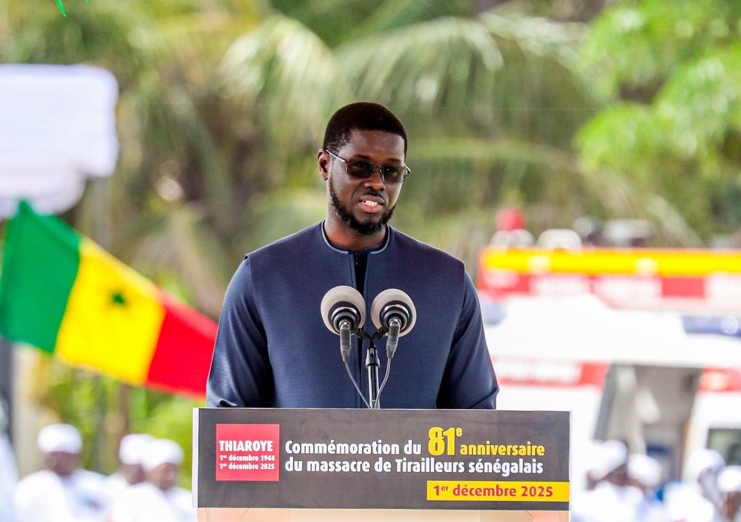 Massacre de Thiaroye : Le président Bassirou Diomaye Faye annonce un monument de mémoire